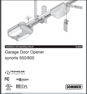 7 brand new Sommer Synoris model 800